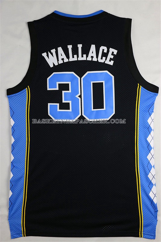 Maillot NCAA Universidad de Carolina del Norte Wallace Noir